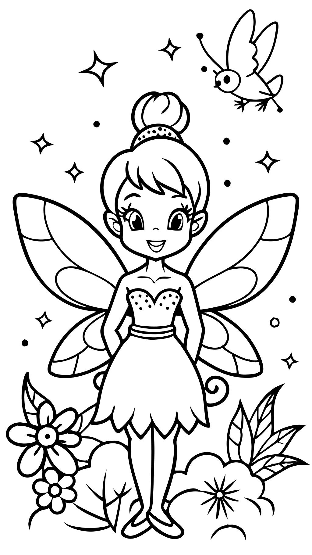 coloring pages of disney fairies